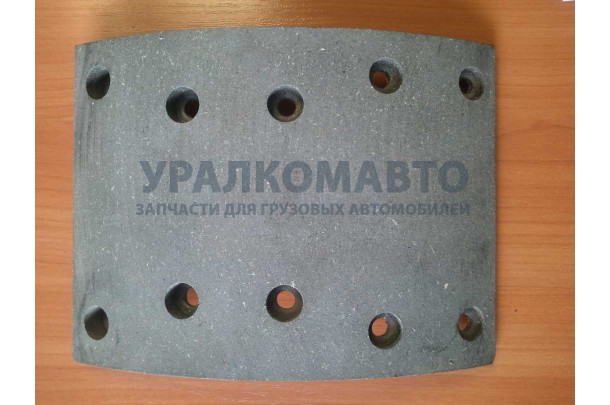 Накладка тормозная передняя 163x215 (10 отверстий) SHAANXI 81.50221.0540